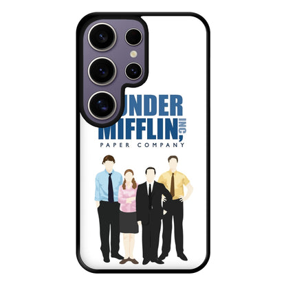 Office Cartoon - Dunder Mifflin Phone Case for Galaxy S25 Ultra