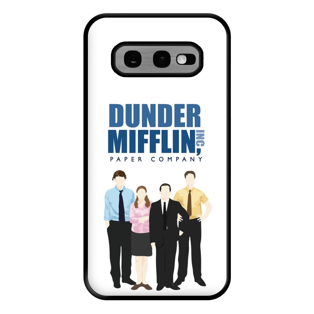 Office Cartoon - Dunder Mifflin Phone Case for Galaxy S10e