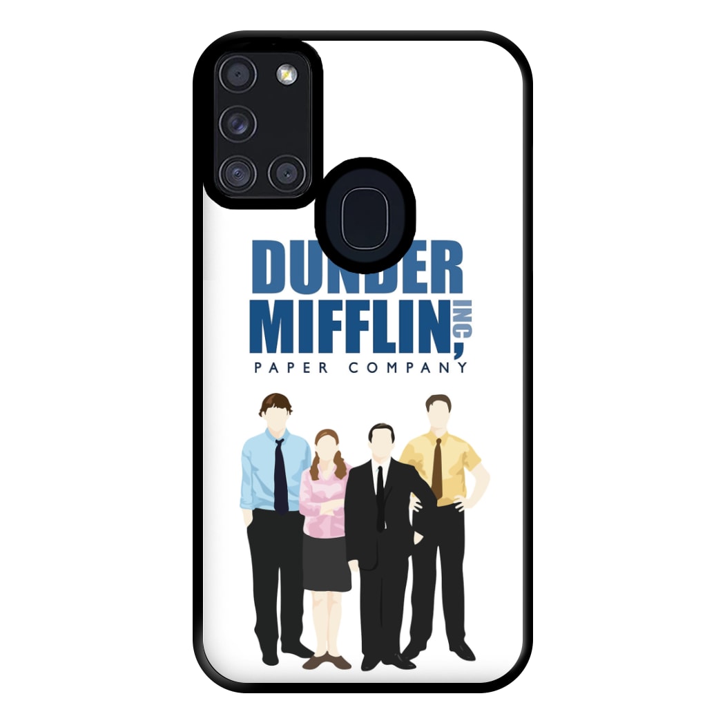 Office Cartoon - Dunder Mifflin Phone Case for Galaxy A21s