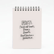 Fact - Bears Eat Beets - Bears, Beets, Battlestar Galactica Notebook 4
