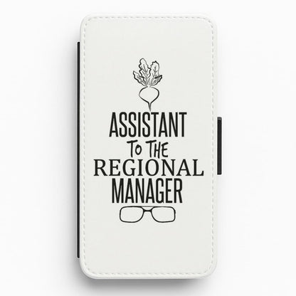 Assistant To The Regional Manager - Dwight Schrute - The Office Flip / Wallet Phone Case