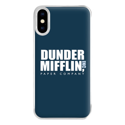 Dunder Logo Phone Case for iPhone XS Max