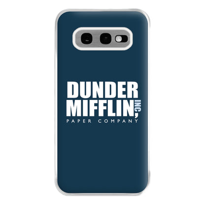 Dunder Logo Phone Case for Galaxy S10e