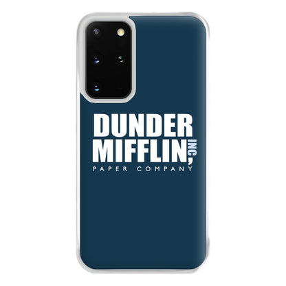 Dunder Logo Phone Case for Galaxy S20 Plus