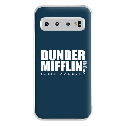 Dunder Logo Phone Case for Galaxy S10 Plus