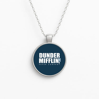Dunder Logo Circle Necklace