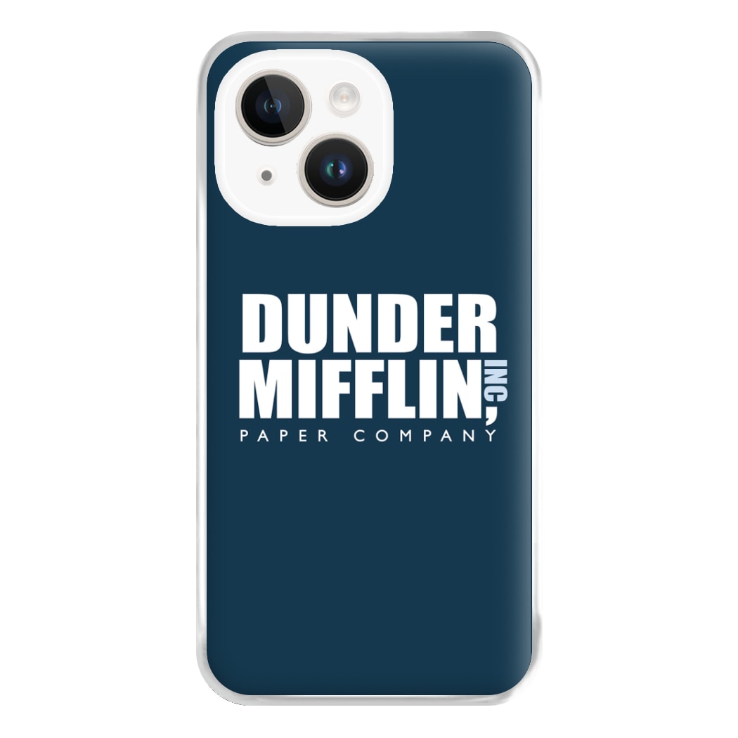 Dunder Logo Phone Case for iPhone 14 Plus