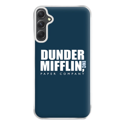 Dunder Logo Phone Case for Galaxy A34