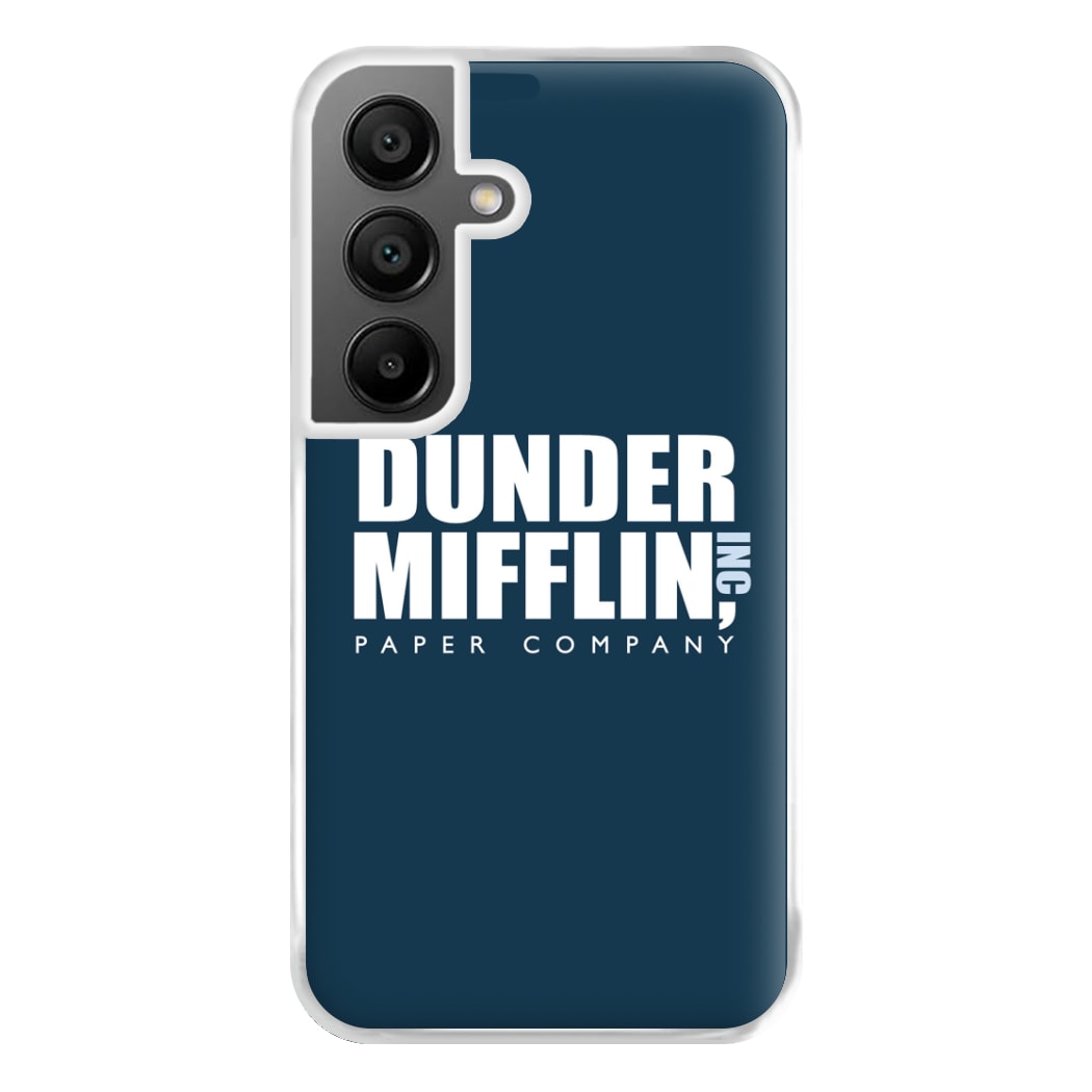 Dunder Logo Phone Case for Galaxy A55