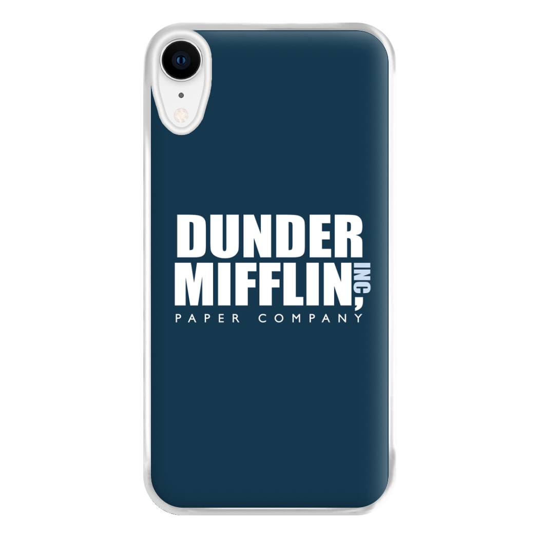 Dunder Logo Phone Case for iPhone XR