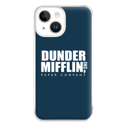 Dunder Logo Phone Case for iPhone 14