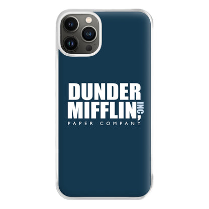 Dunder Logo Phone Case for iPhone 13