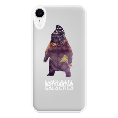 Bears Beets Battlestar Galactica Phone Case for iPhone XR