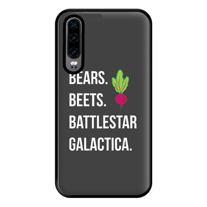 Bears. Beets. Battlestar Galactica Illustration Phone Case for Huawei P30