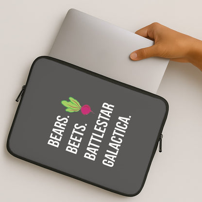 Bears. Beets. Battlestar Galactica Illustration MacBook Case