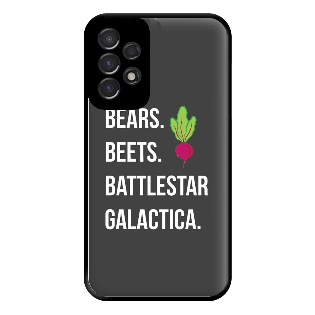 Bears. Beets. Battlestar Galactica Illustration Phone Case for Galaxy A53