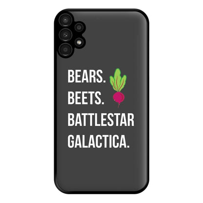 Bears. Beets. Battlestar Galactica Illustration Phone Case for Galaxy A13