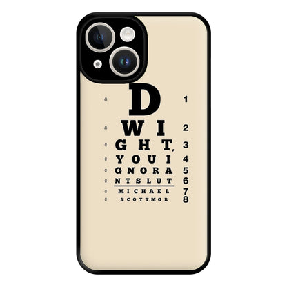 Dwight, You Ignorant Slut Opticians Phone Case for iPhone 14