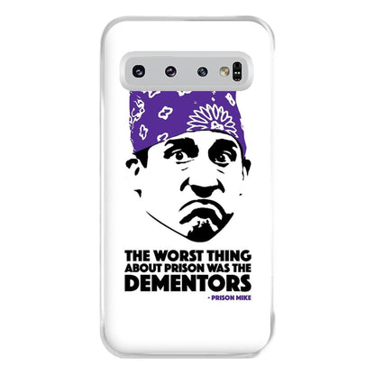 Prison Mike vs The Dementors Phone Case for Galaxy S10 Plus