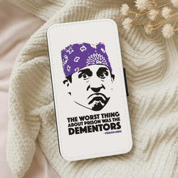 Prison Mike vs The Dementors Flip Wallet Phone Case