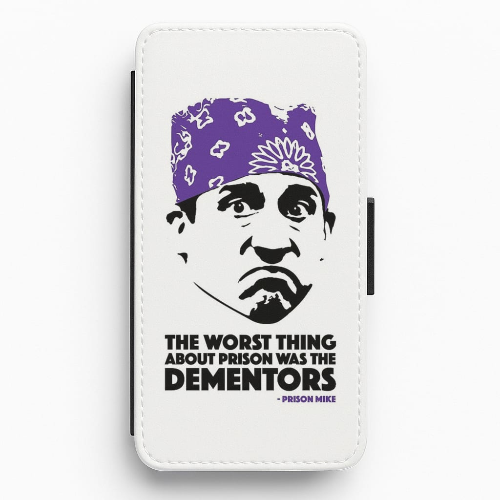 Prison Mike vs The Dementors Flip Wallet Phone Case