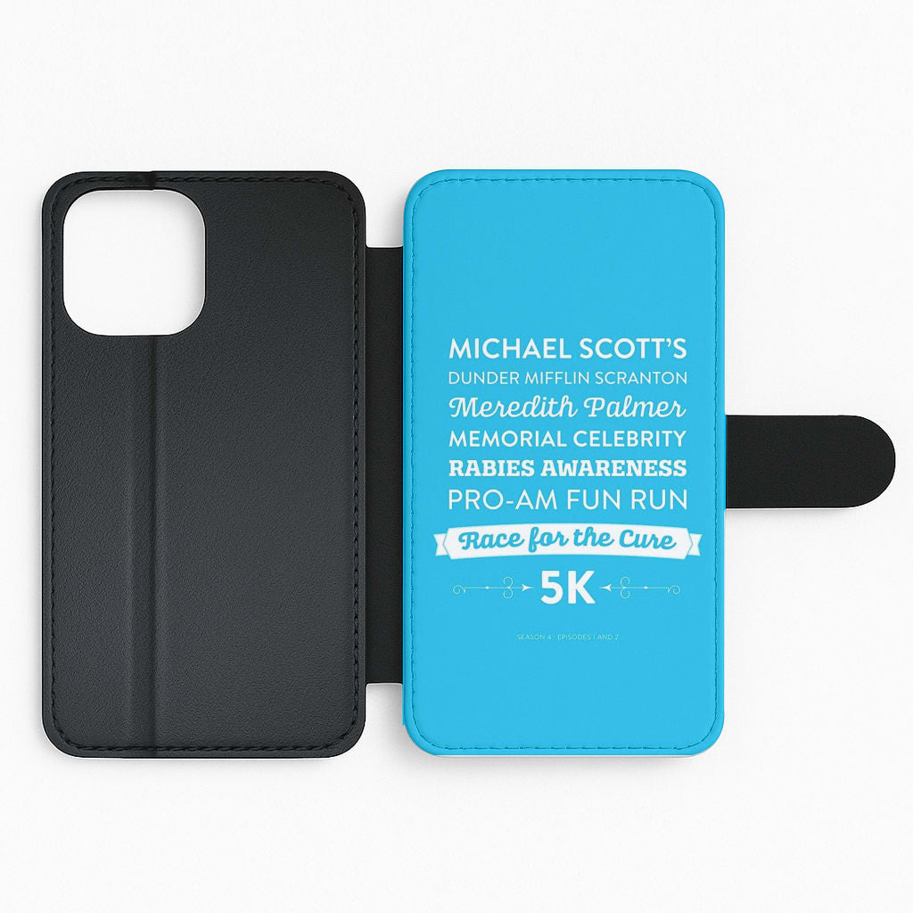 Rabies Awareness Fun Run Flip Wallet Phone Case