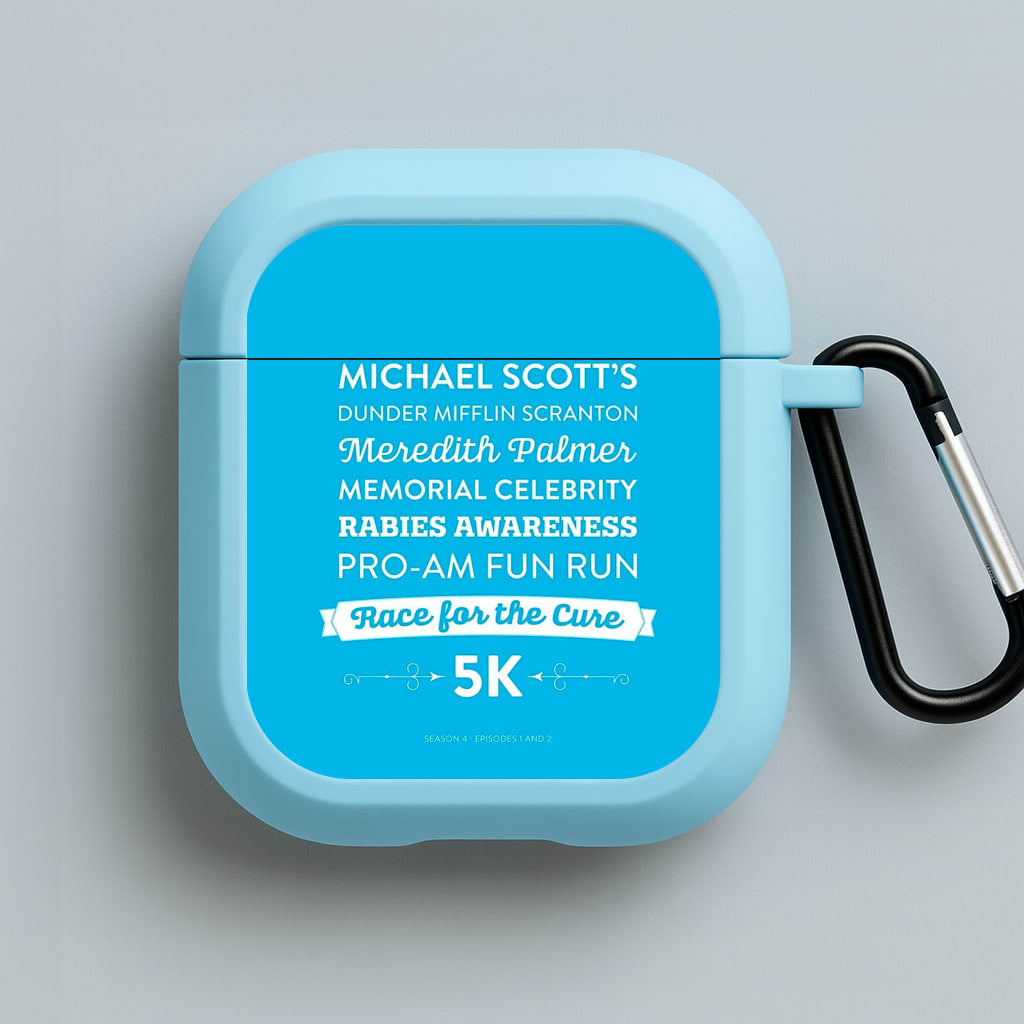 Rabies Awareness Fun Run Blue AirPods Case