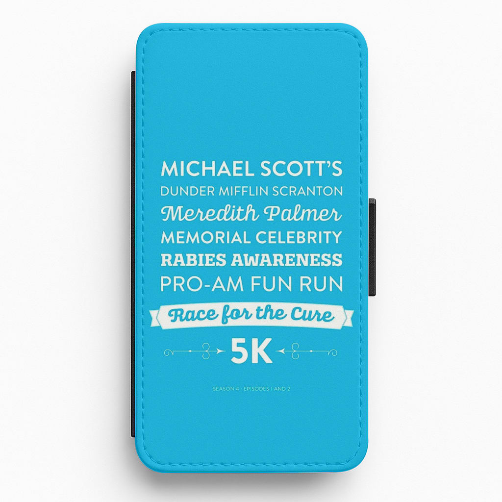 Rabies Awareness Fun Run Flip Wallet Phone Case