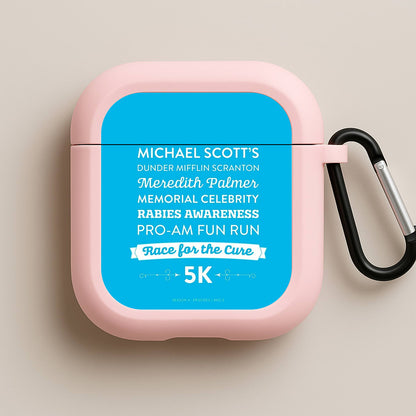Rabies Awareness Fun Run Pink AirPods Case