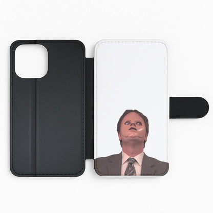 Dwight And The Dummy Flip Wallet Phone Case