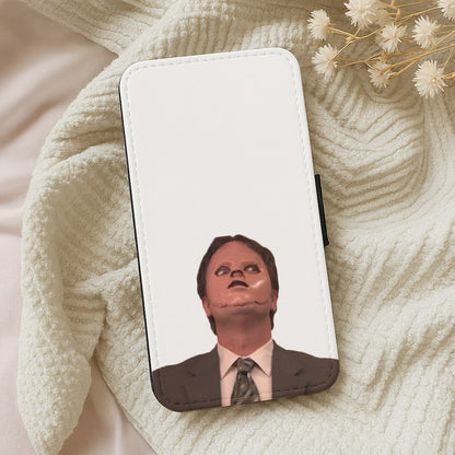 Dwight And The Dummy Flip Wallet Phone Case