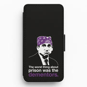 The Worst Thing About Prison Was The Dementors Flip / Wallet Phone Case 1