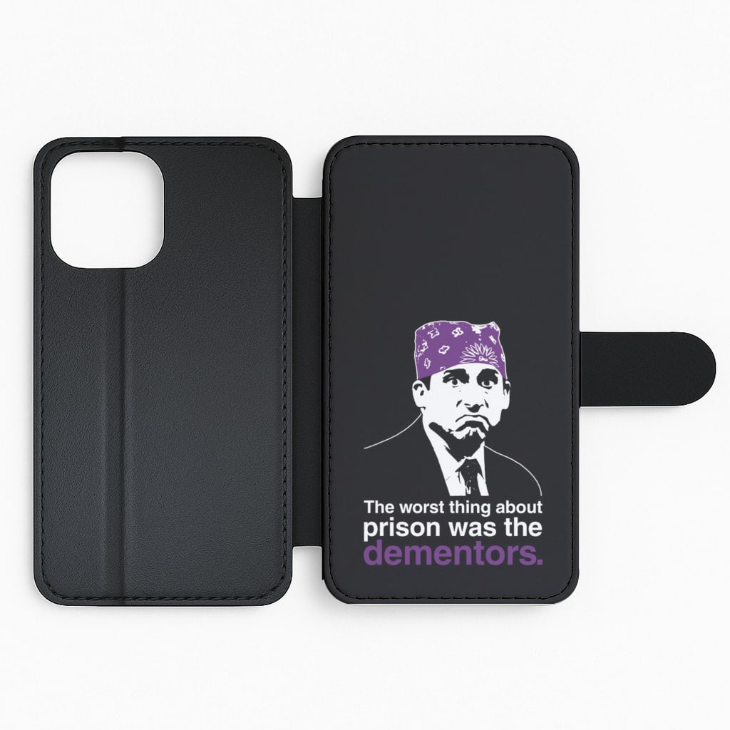 The Worst Thing About Prison Was The Dementors Flip Phone Case