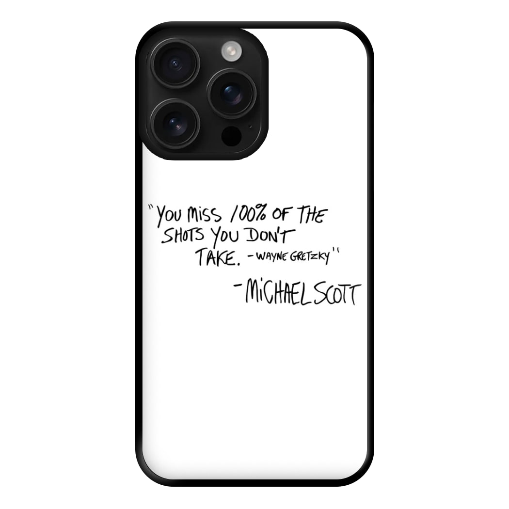 Michael Scott Quote Phone Case