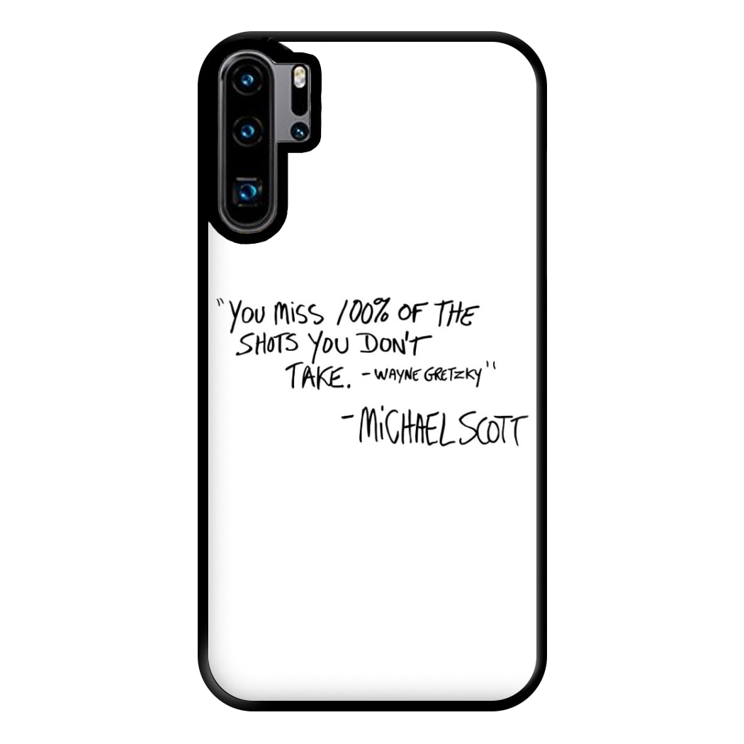 Michael Scott Quote Phone Case for Huawei P30 Pro