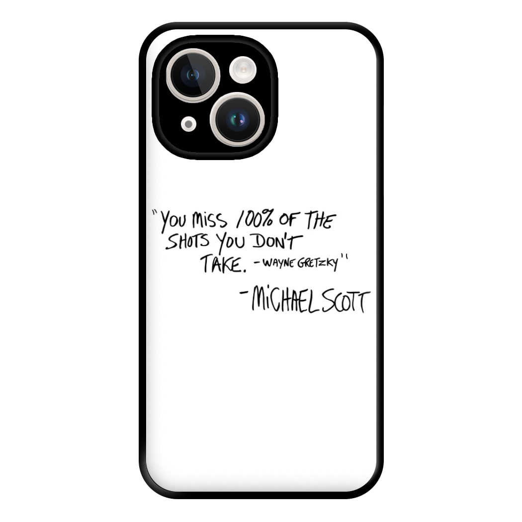 Michael Scott Quote Phone Case for iPhone 14 Plus