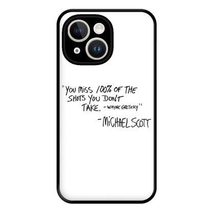 Michael Scott Quote Phone Case for iPhone 14 Plus