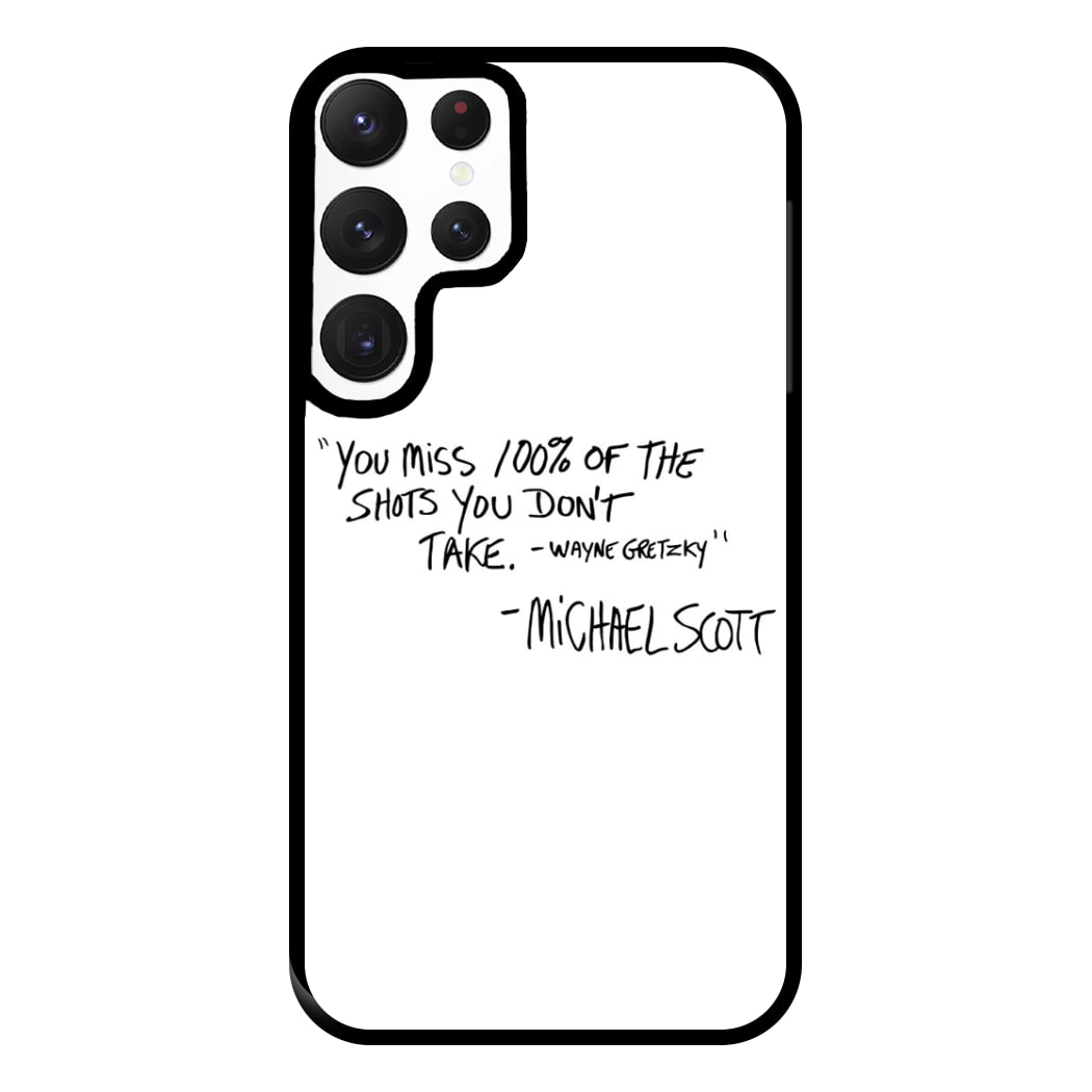 Michael Scott Quote Phone Case for Galaxy S22 Ultra