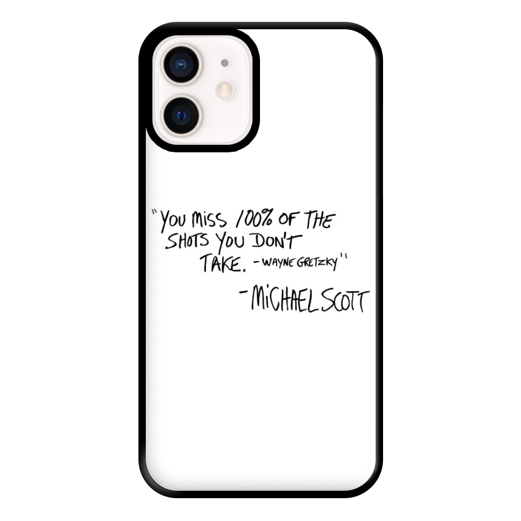 Michael Scott Quote Phone Case for iPhone 13 Mini