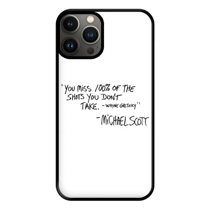 Michael Scott Quote Phone Case for iPhone 11 Pro Max