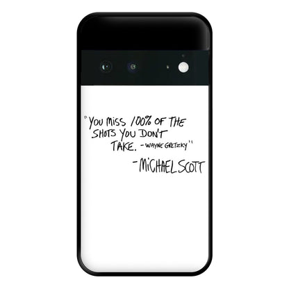 Michael Scott Quote Phone Case for Google Pixel 6a