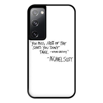 Michael Scott Quote Phone Case for Galaxy S20