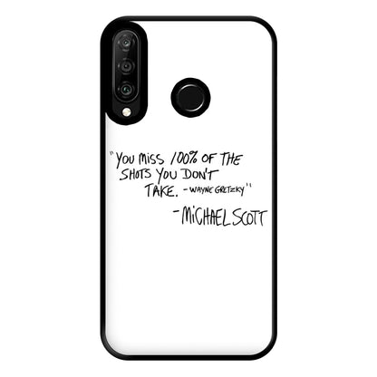 Michael Scott Quote Phone Case for Huawei P30 Lite