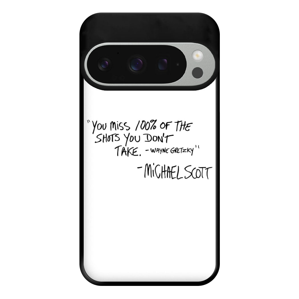 Michael Scott Quote Phone Case for Google Pixel 9 Pro XL