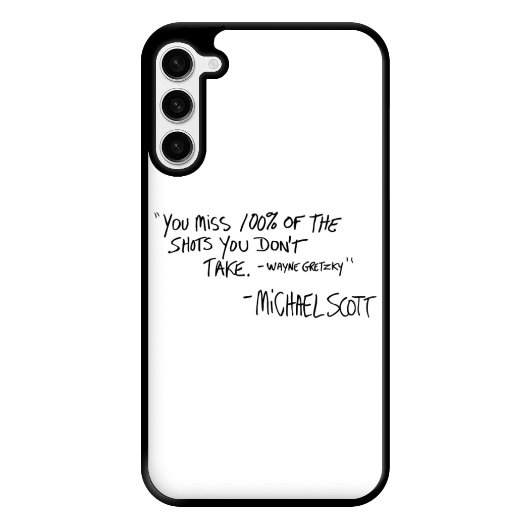 Michael Scott Quote Phone Case for Galaxy S23 Plus