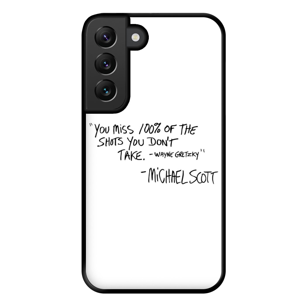 Michael Scott Quote Phone Case for Galaxy S22 Plus