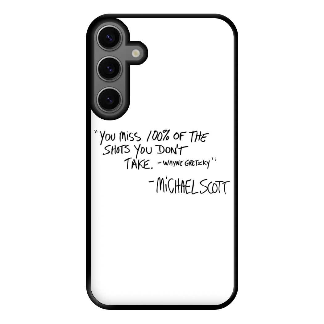 Michael Scott Quote Phone Case for Galaxy S23FE