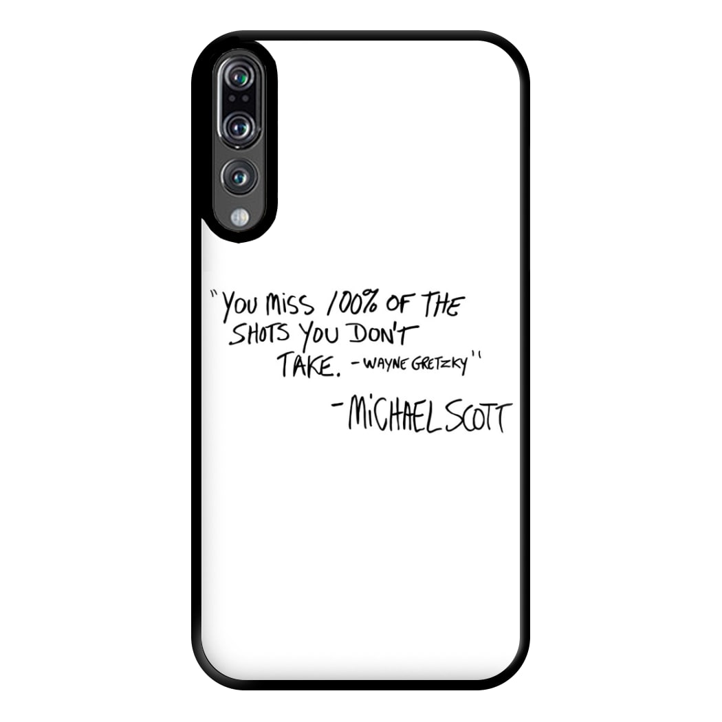 Michael Scott Quote Phone Case for Huawei P20 Pro