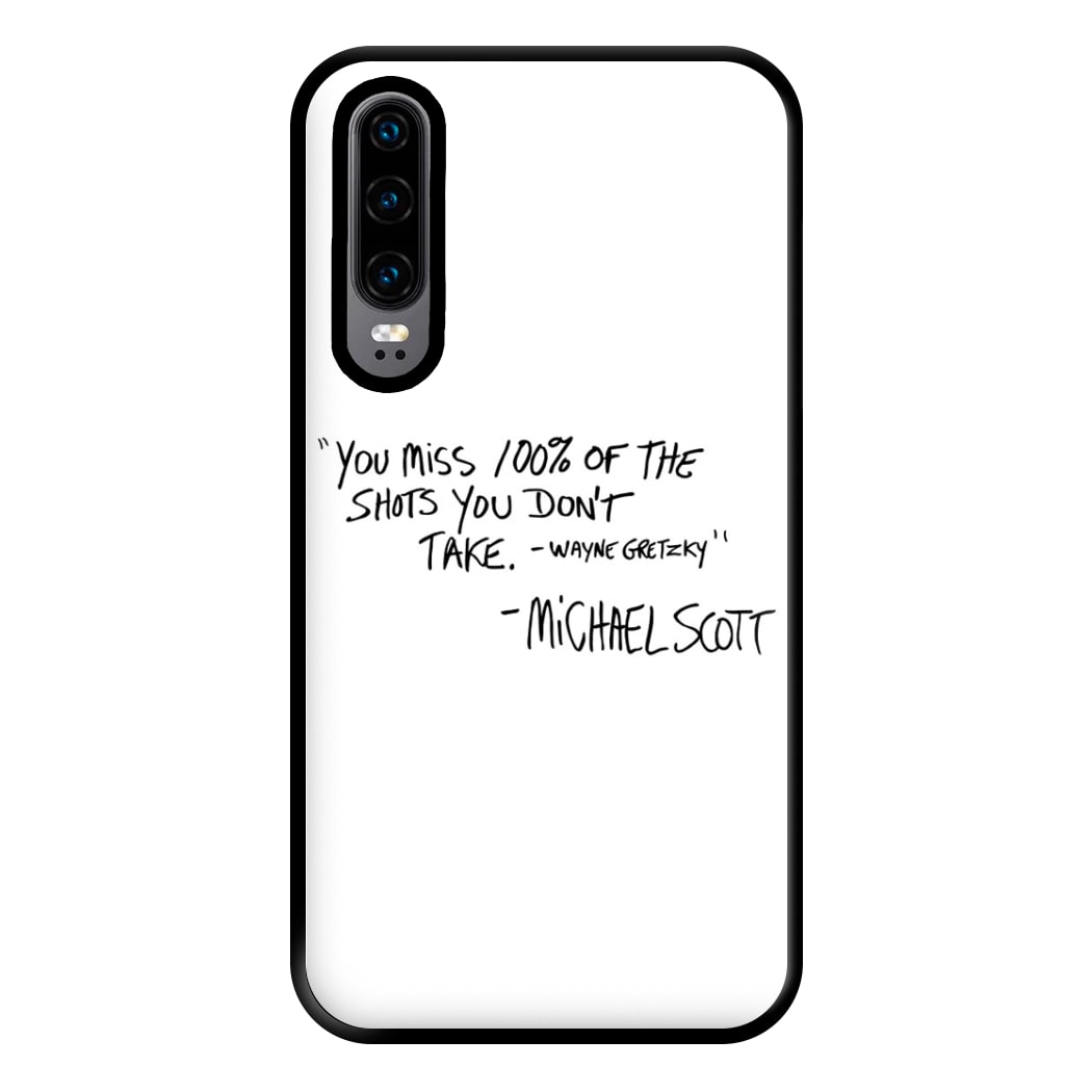 Michael Scott Quote Phone Case for Huawei P30