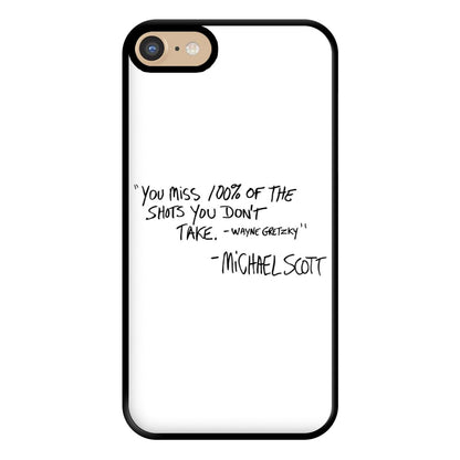 Michael Scott Quote Phone Case for iPhone 6 / 7 / 8 / SE